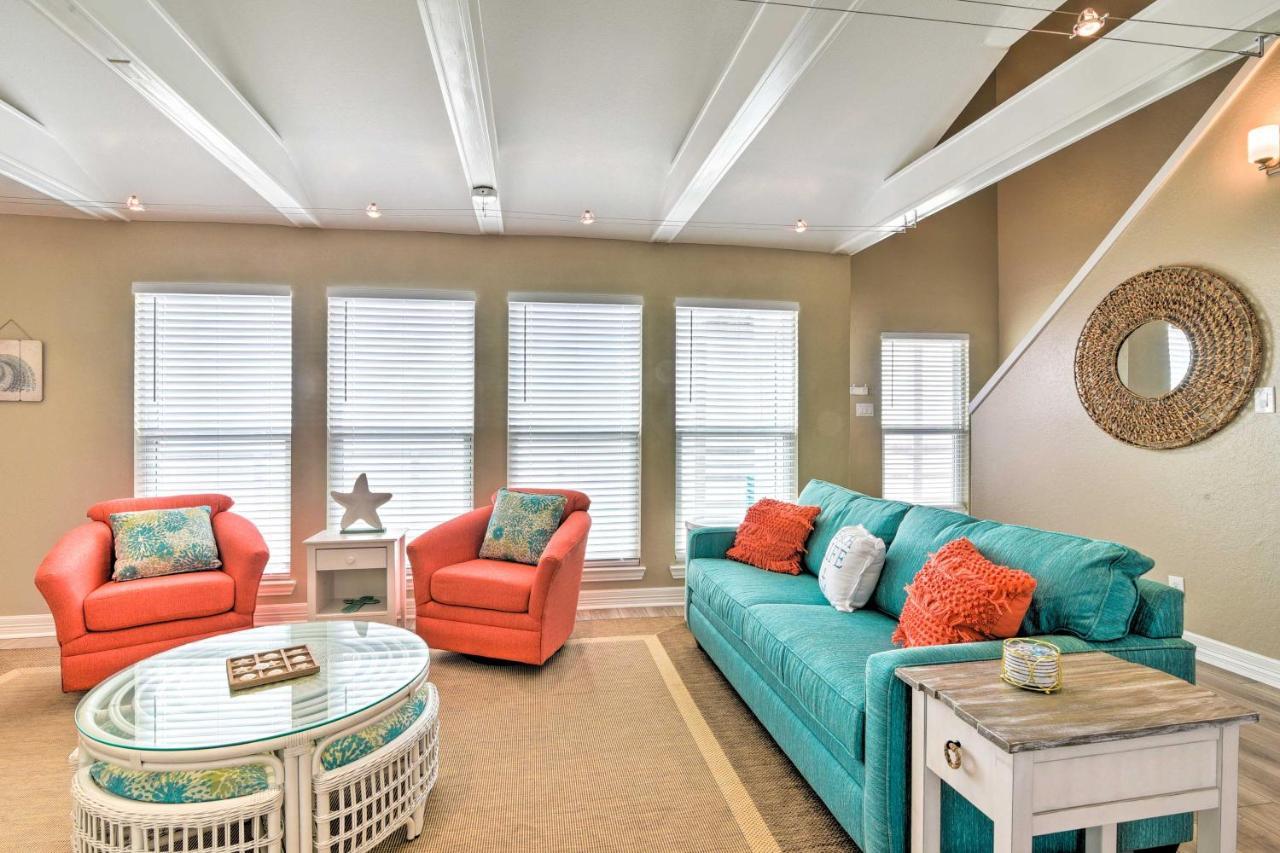 Beachfront Galveston Oasis Balconies, Ocean View! 외부 사진