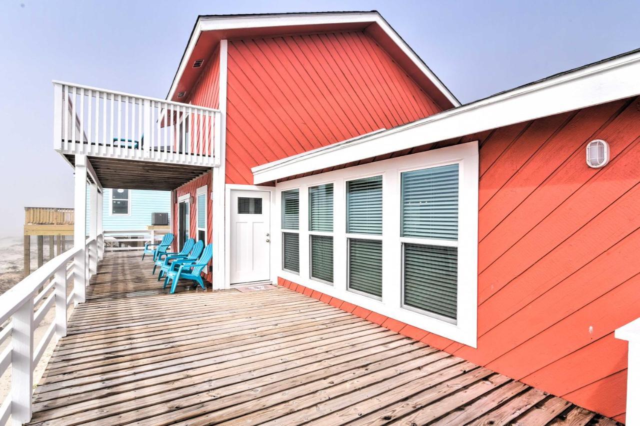 Beachfront Galveston Oasis Balconies, Ocean View! 외부 사진